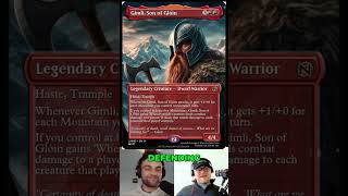 None of the Gilmli #magicthegathering  Commanders hit the spot like THIS! #youtubeshorts #mtg #lotr