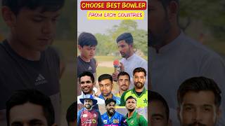 Choose best bowler from each countries ? #cricket#cricketlover#bowler#shorts#cricketnews