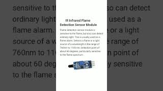 IR Flame sensor module                                 #shorts