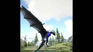 ARK Ice Wyvern - Mutation Color Blue/White/Black 1-1