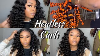 HOW TO DO HEATLESS CURLS WITH FLEXI RODS!!!