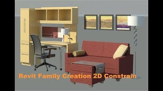 Revit Family Creation 2D Constrain