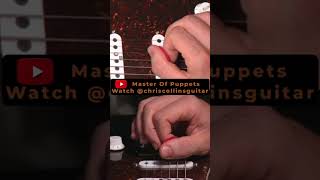 Find my #masterofpuppets Tutorials with TABS. #shorts #guitarlessonforbeginners #guitarlesson