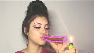 Pink cut crease tutorial / smoke sesh