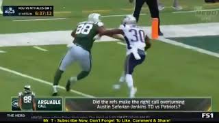 Did The Refs Make The Right Call Overturning Austin Seferian Jenkins TD vs Patriots