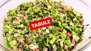 RECEITA ARABE DE TABULE! #tabule