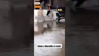 🌧️Inondations à Marseille ce matin #shorts #marseille #weather #storm #water #nature #youtube #new