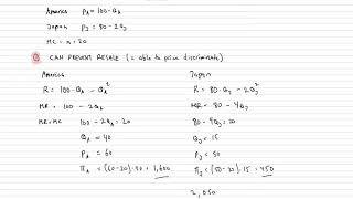 HOW TO SOLVE a group price discrimination problem (monopoly), 2