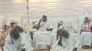 OONIRISA OBA ADEYEYE ENITAN OGUNWUSI OJAJA II Prays @ Olojo Festival 2022