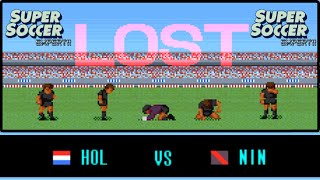 Super Soccer [SNES] - Nintendo Team Humillated (Netherlands Expert Mode) / Equipo Nintendo Humillado