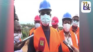 AVIATION MINISTER INSPECTS  SUNYANI AIRPORT