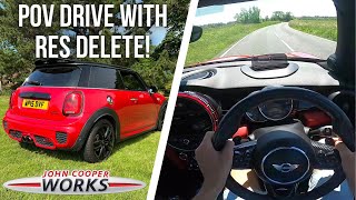 Mini JCW F56 with RES DELETE (POV DRIVE!!)