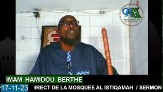 Diffusion en direct de Les Rappels de l'Imam Hamidou Berthe