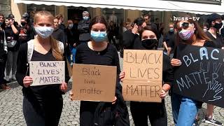 Silent Demo gegen Rassismus in Lindau am 6. 6. 2020