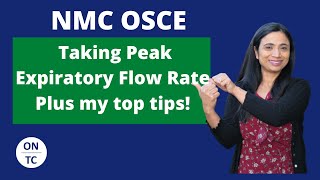 NMC OSCE Peak Expiratory Flow Rate