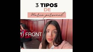 🙊 3 tipos de marca personal 🙊