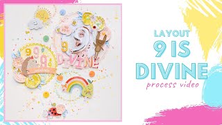 LO "9 is divine" | Scrapbook.com