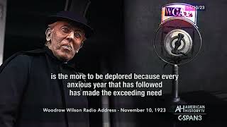 1923 – President Woodrow Wilson’s Armistice Day Radio Address 📻 - Restored in 4K Color 🎥