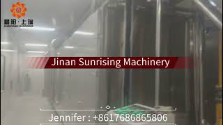 puff soja flour nutritional power twin screw extruder production line / Jinan Sunrising