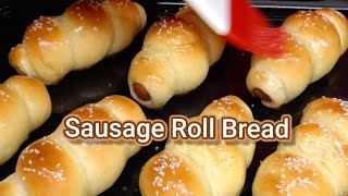 Sausage roll bread recipe, How to make sausage roll bread, easy recipe