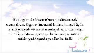 Ramazanda Quran oxumaq - Şeyx Əhməd ən-Nəcmi