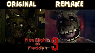 Five Nights at Freddy's 3 - ORIGINAL vs REMAKE - Trailer