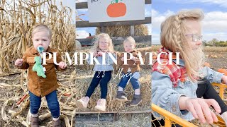 PUMPKIN PATCH 2023 VLOG + BUILDING A SPOOKY GINGERBREAD CEMETERY 🦇