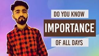 Most amazing knowledge of all the days || Days and their importance | Bobby's World.