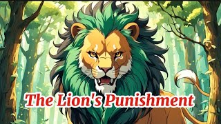 The Lion's Punishment || Moral story for kid's in English || Bedtime story || bedtimewonderworld