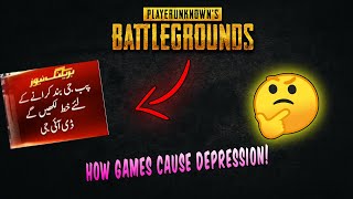 How ARE CHILDREN FACING DEPRESSION AFTER PLAYING PUBG GAME!