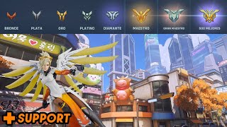 MI EQUIPO ESTA LOCO, YO SOLO DOY HEALING | RANKEDS DE OW 2