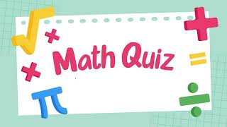 Addition Subtraction Math quiz| Quiz Test| Std 1 Math