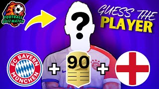 GUESS THE PLAYER BY CLUB + NATIONALITY + FC 24 CARD | FOOTBALL QUIZ 2024