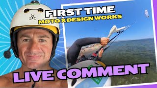 First time on the new Cabrinha MotoX Design Works