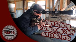 Bore sighting,  zeroing, and engaging steel targets at 800 yards  with a Cadex Kraken .308