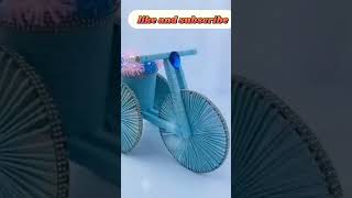 How to make bike with old DVD l amazing craft