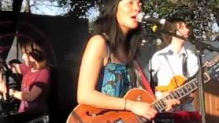 Thao and the Get Down Stay Down "Bag of Hammers" at SXSW w/little fan Julia Smith