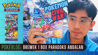 PokéVlog: Unboxing 1 Box Paradoks Andalan! | #Pokemon TCG Indonesia