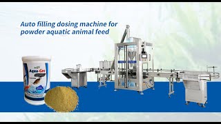 Auto (semi-auto) filling machine to pack powder products for aquatic animal feed