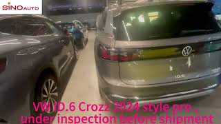 VW ID.6 Crozz 2024 style pro, under inspection before shipment.