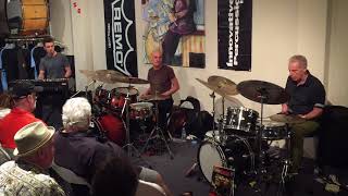 "F Jam" - Mike Clark and Michael Barsimanto Clinic at A Drummer's Tradition