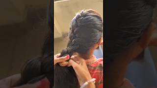 FRENCH BRAID HAIRSTYLE FOR COLLEGE ✨#trending #viralvideo #hairstyle #college