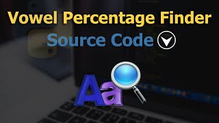 Vowel Percentage Finder in Python