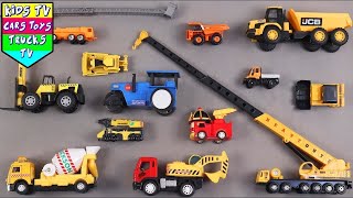 Learn Names & Uses of Construction Vehicles for Children