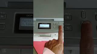 brother dcp b7500d toner and drum status check.