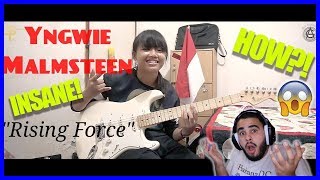 Yngwie Malnmsteen - Rising Force (Cover Ayu Gusfanz) Reaction!