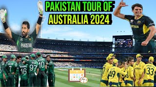 Pakistan tour of Australia 2024 full Schedule |Men's tour schedule ||Cricket World