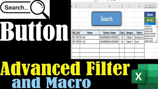 How to Build Search Box in Excel/XL Maza