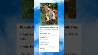 biodata baby L #lesti #lestikejora #lestibillar #lestichannel #sekaliseumurhidup #lestilovers#shorts