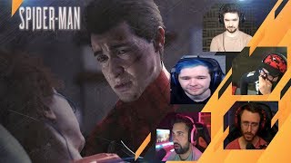 Gamers Reactions to the Tragic ENDING | Marvel's Spider-Man